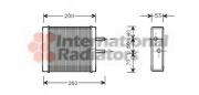 Радиатор отопителя KIA SPORTAGE 2 ALL 99- (Van Wezel) Van Wezel